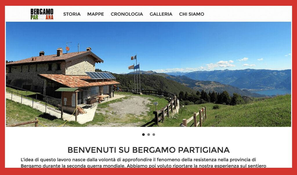 Bergamo Partigiana, il sito degli studenti del Marconi